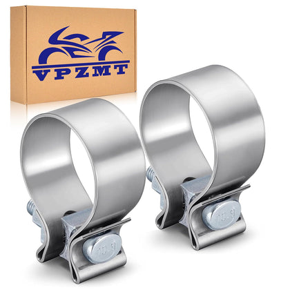 VPZMT front view clamp pair showing secure fit and durability