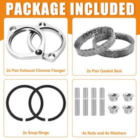 VPZMT kit staged in a garage during exhaust work conveying real-world use and easier maintenance