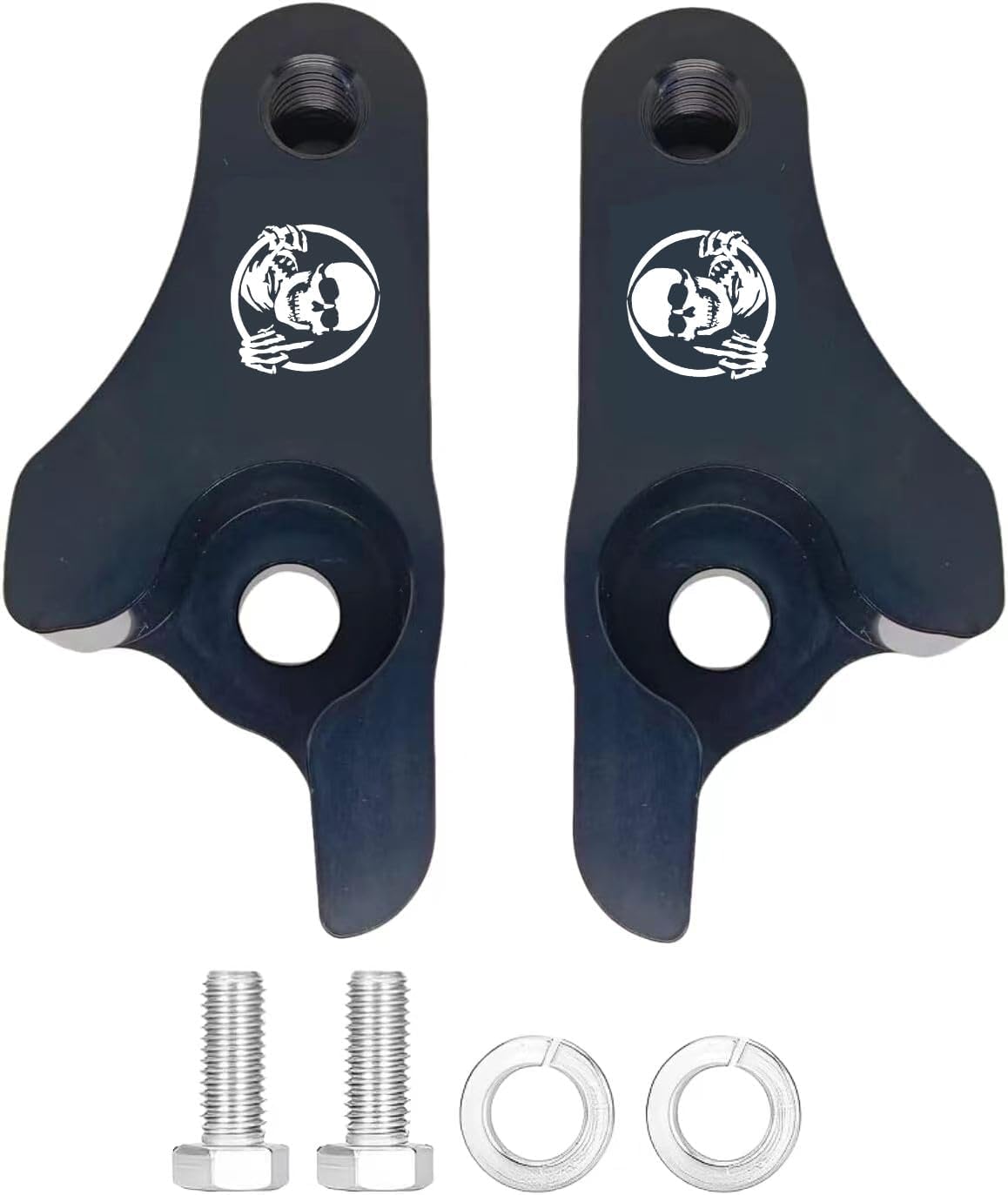 VPZMT lowering blocks height comparison on a ruler showing two-inch drop
