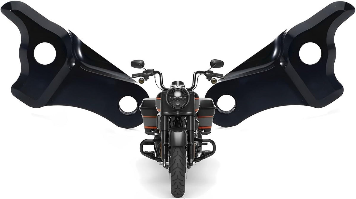 VPZMT lowering blocks installed on a Harley Touring showing lower stance