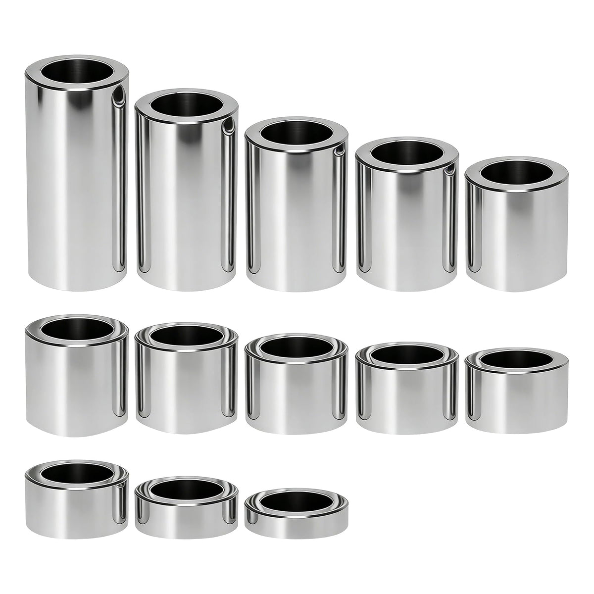 VPZMT laid out spacer lengths from 1/4 to 2.0 inches showing selection for exact fit