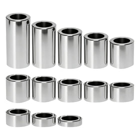 VPZMT laid out spacer lengths from 1/4 to 2.0 inches showing selection for exact fit