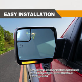 Vrasly installed on Ford F-150 lifestyle shot showing enhanced signaling and visual upgrade