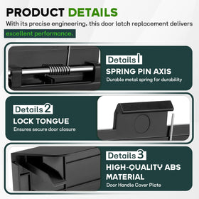 Vrmiiho ABS plastic texture close-up showing weather-resistant benefit