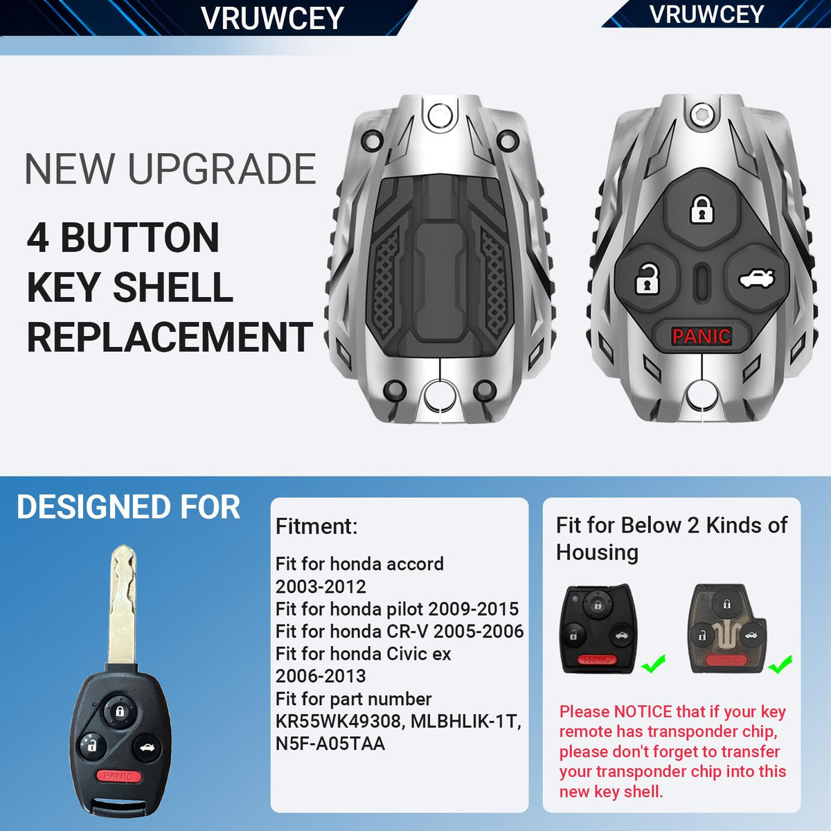 Vruwcey interior open showing screw holes and fitment points to ease electronic component transfer