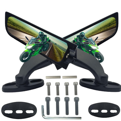 VRWEARE front view of mirror set showing sleek housing and fit