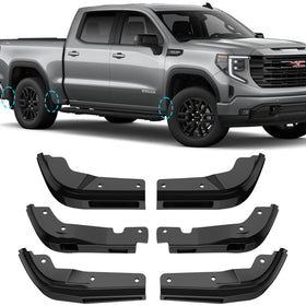 Vrxsond front fender delete installed on GMC Sierra, cleaner profile benefit