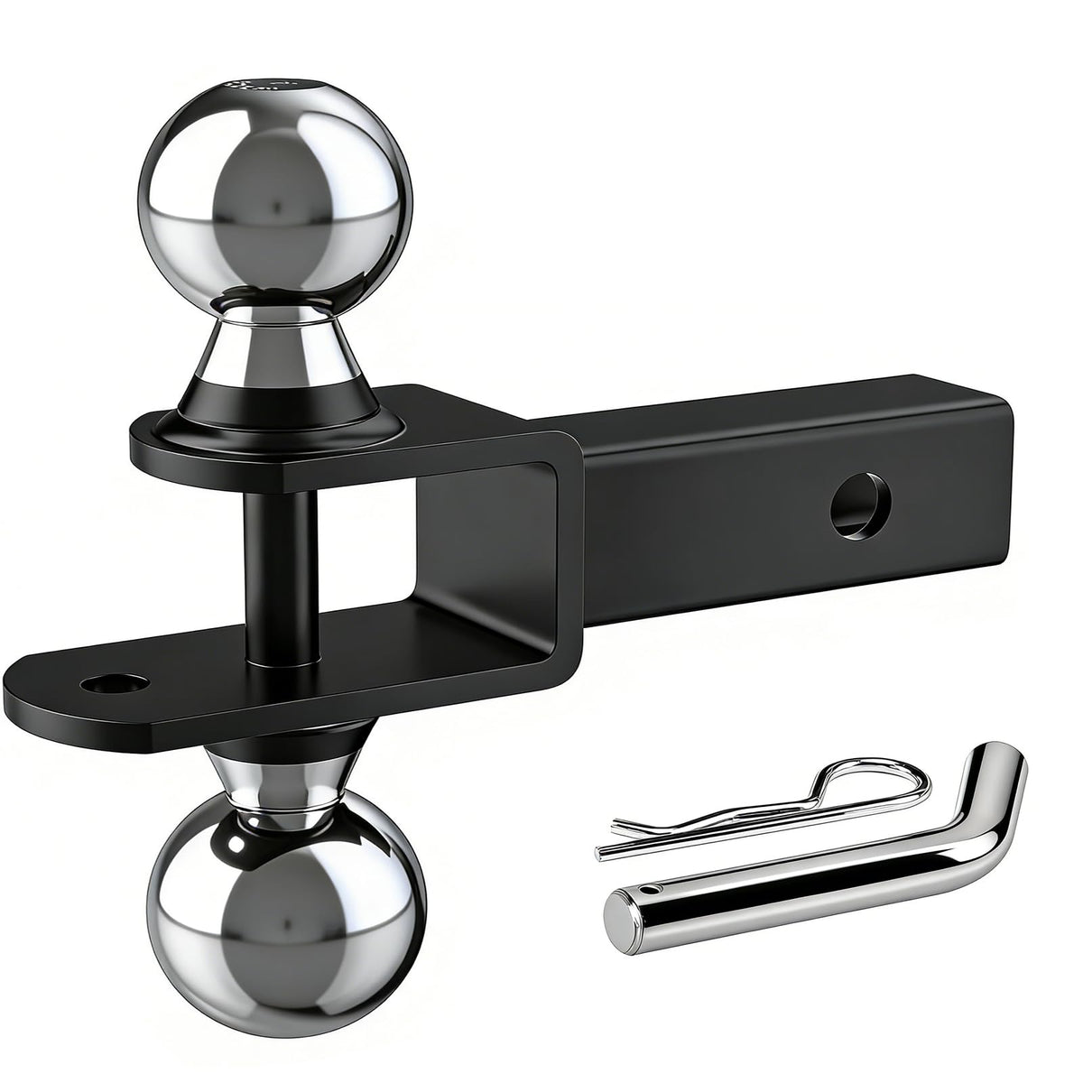 Vrxsond front view showing full hitch and benefits of all-in-one versatility