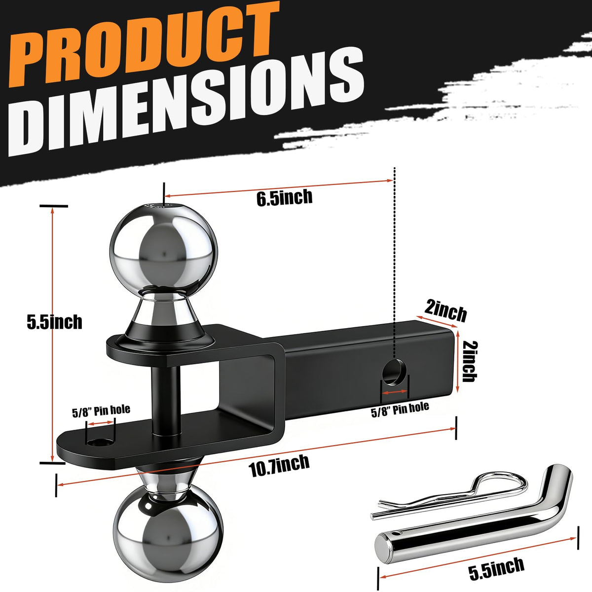 Vrxsond next to tape measure illustrating compact size and easy storage