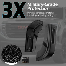 Vrxsond fender delete beside ruler showing dimensions and precise fit benefit