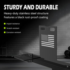 Vrxsond side profile with American flag finish resisting corrosion