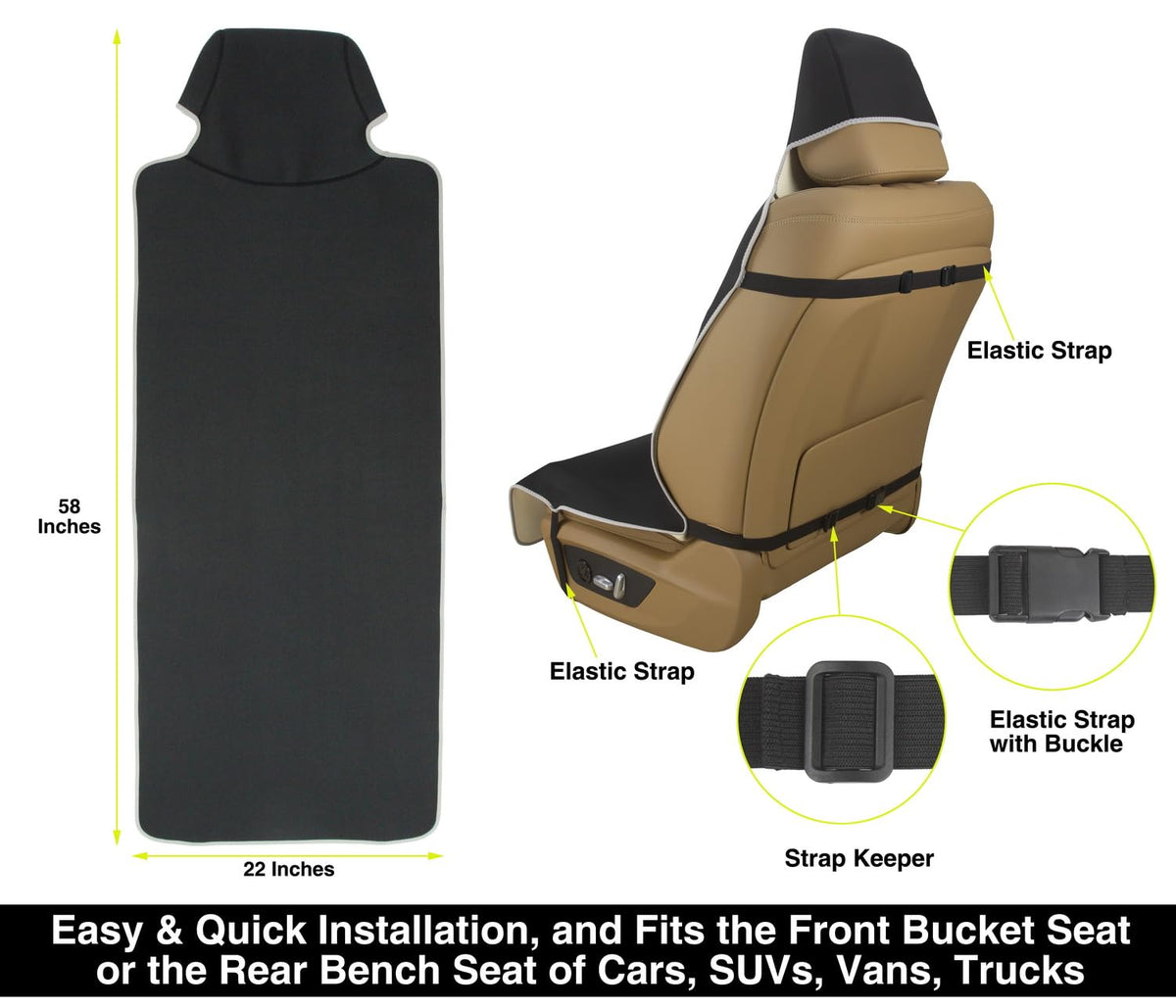 VSHIELD anti-slip backing detail showing secure non-slip hold