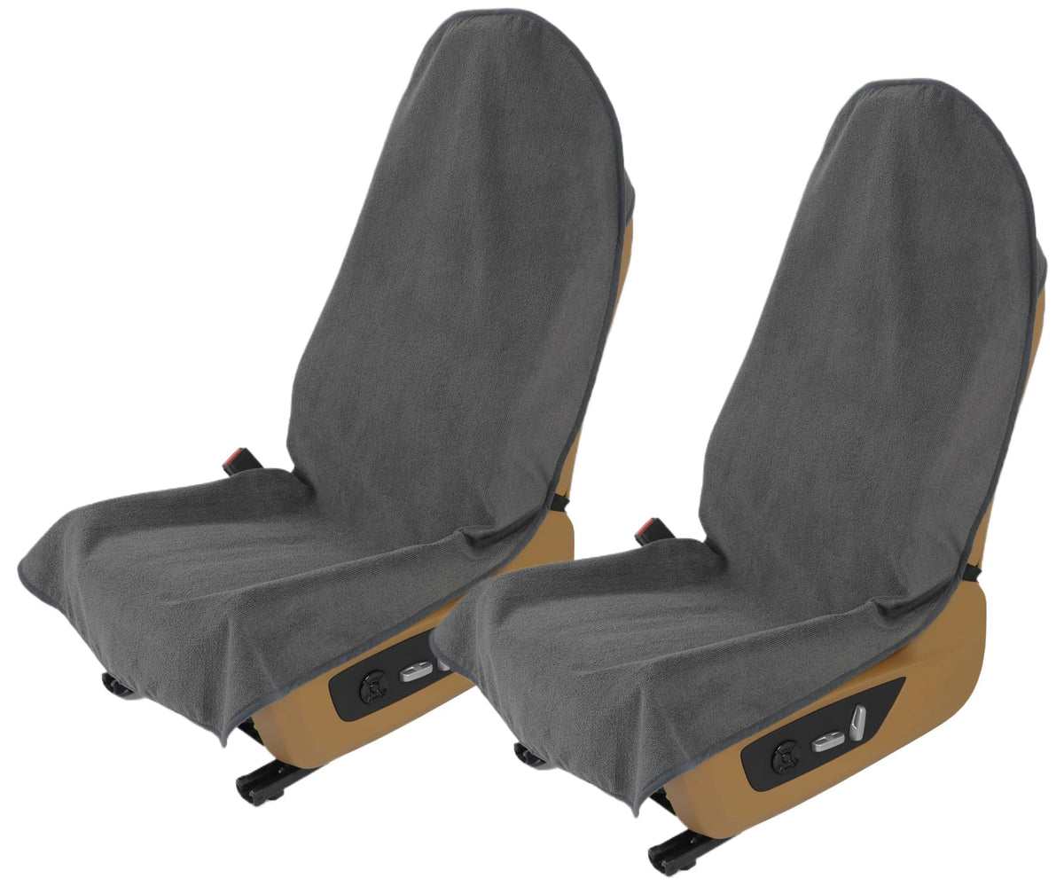 VSHIELD front seat cover flat lay showing full protection and easy placement