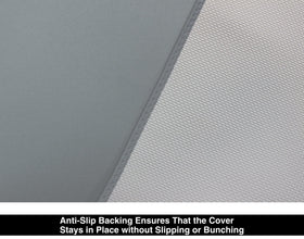 VSHIELD non-slip backing closeup illustrating stable, no-bunching performance