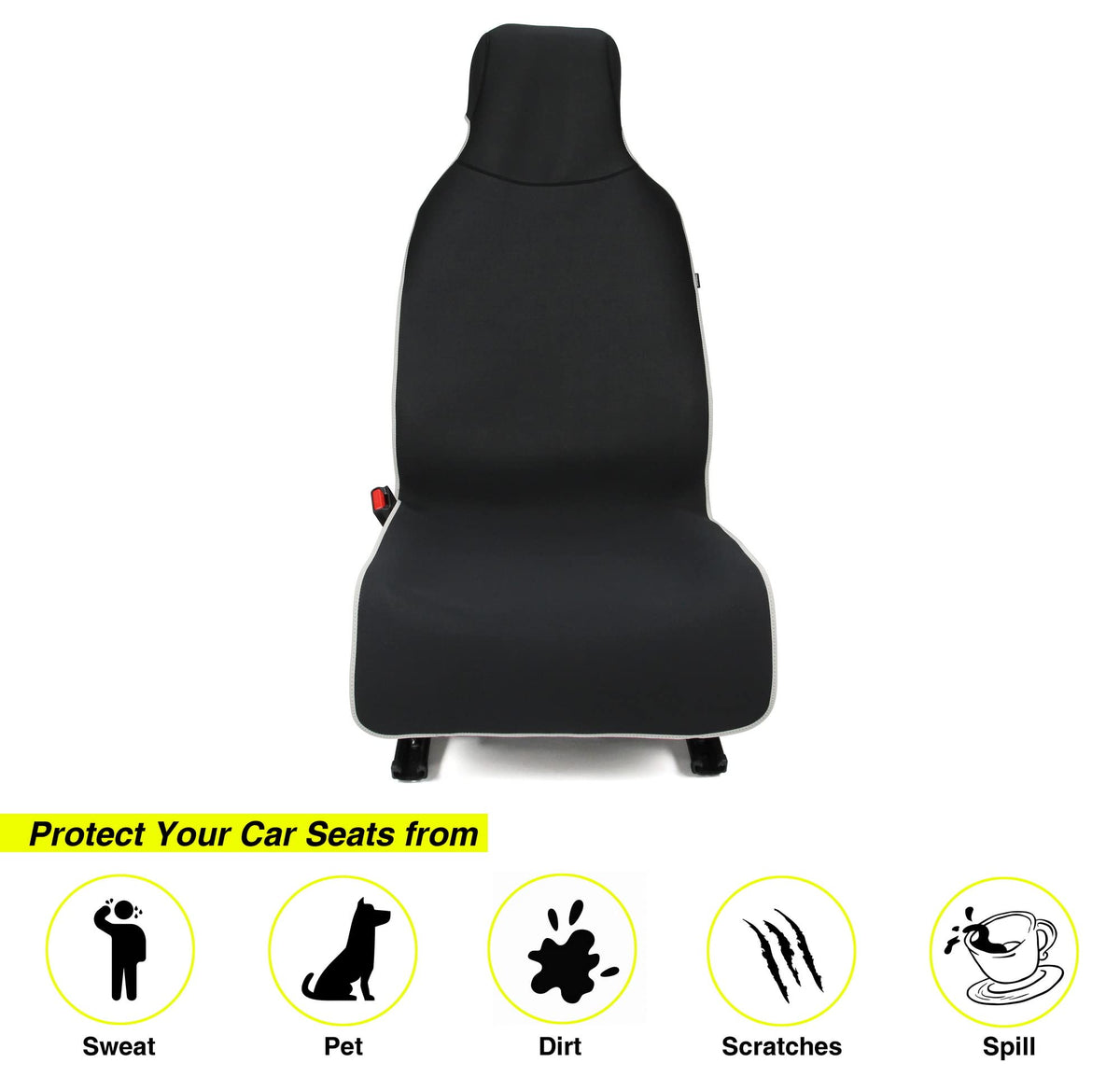VSHIELD installed on rear bench seat demonstrating universal fit benefit