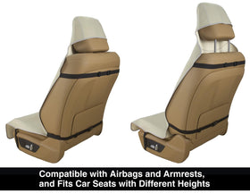 vshield seat in use with sport bag showing sweatproof comfort