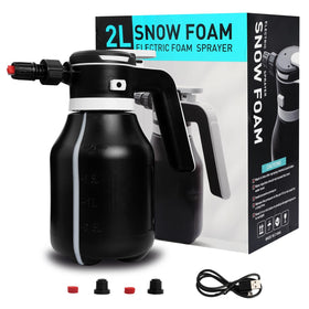 VSSOC foam sprayer front view showing compact cordless design and portability
