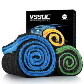 VSSOC front packaging showing towel set and colors for quick identification and organization