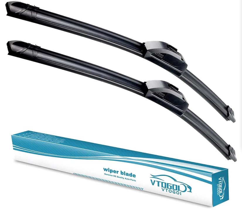 VTOGOI front packaging showing two 16-inch blades and fit info for quick selection