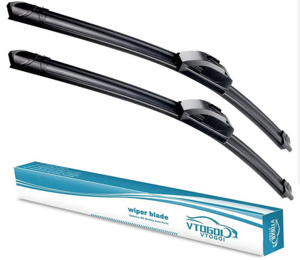 VTOGOI front packaging showing two 16-inch blades and fit info for quick selection