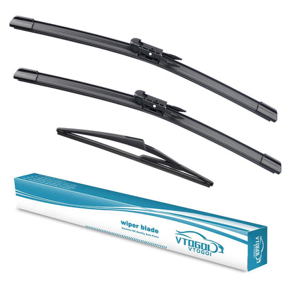 VTOGOI front packaging showing complete three blade set and model fit list