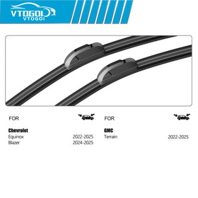 VTOGOI natural rubber wiping edge macro detail for quiet, streak-free performance benefit