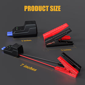 VTOMAN packaged cable with jump starter showing compact storage benefit