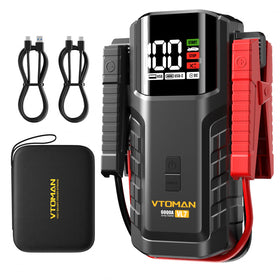 VTOMAN VL7 front view showing compact design and rugged case for easy storage