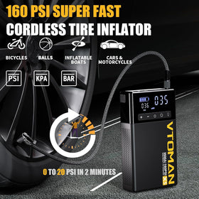 VTOMAN X5 jumper cables and clamps with reverse-polarity indicator benefit