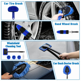 VTSHENY extension rod reaching dashboard area for safe high-reach cleaning