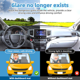 VTVWNM installed on Honda dashboard demonstrating improved visibility