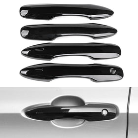 VTVWNM front view glossy black handle cover showing clean fit and upgraded look