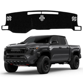 VTVWNM front view of dash cover fitting Toyota Tacoma, protects from UV