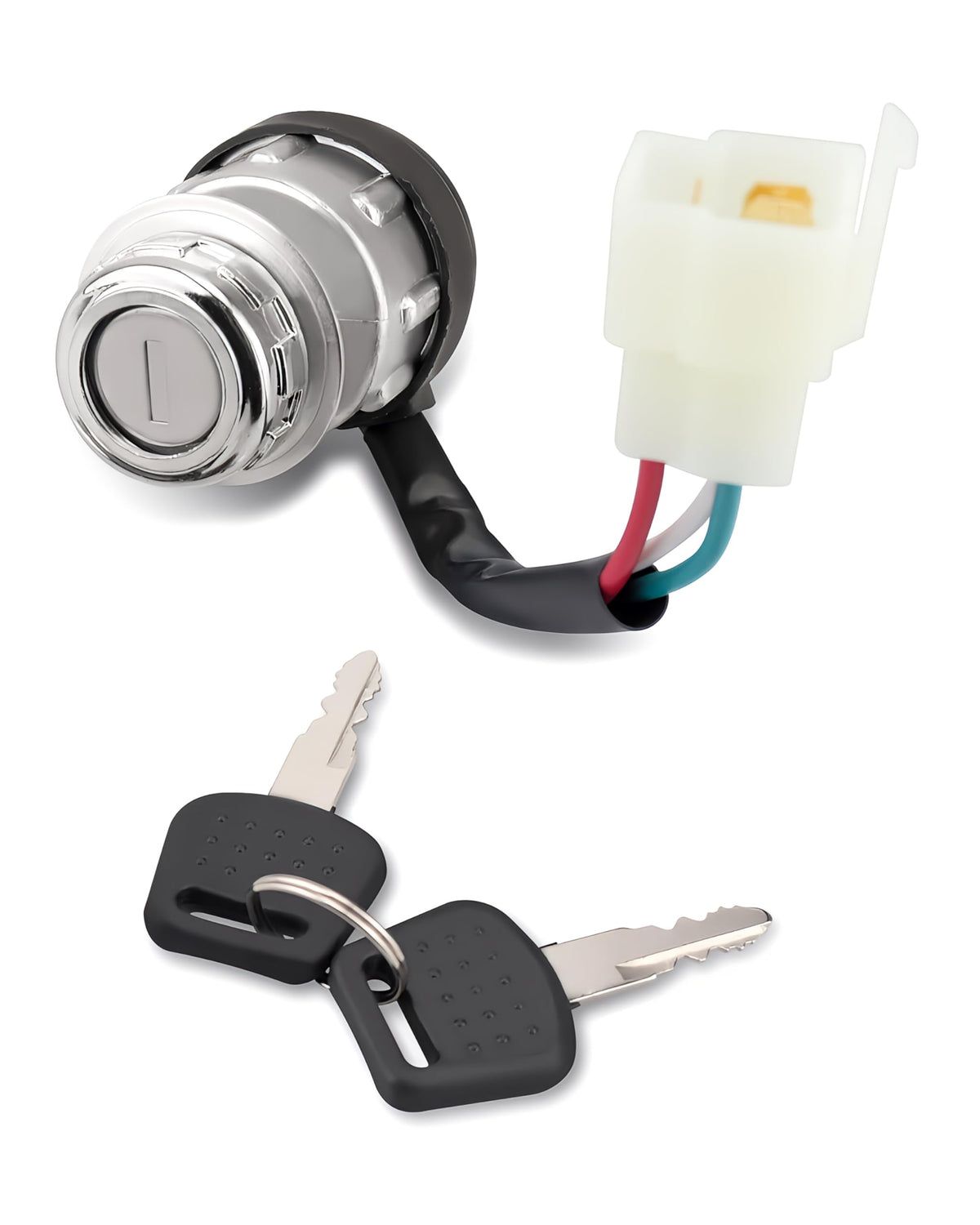 Vudajuley front panel ignition switch showing mounting and key slot for reliable replacement