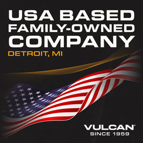 VULCAN yellow webbing texture showing durable material and long service life
