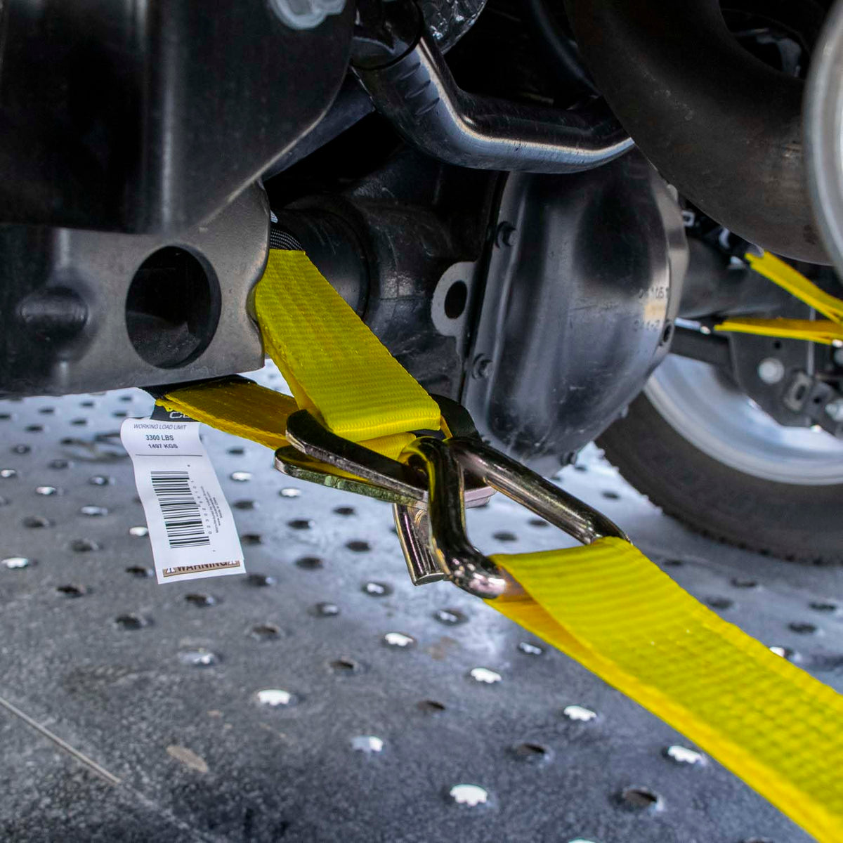 VULCAN welded D-rings detail providing secure hook and chain attachment