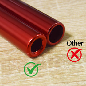 VUOZIP aluminum crossbar with clamps assembled, improved torsional rigidity during rides