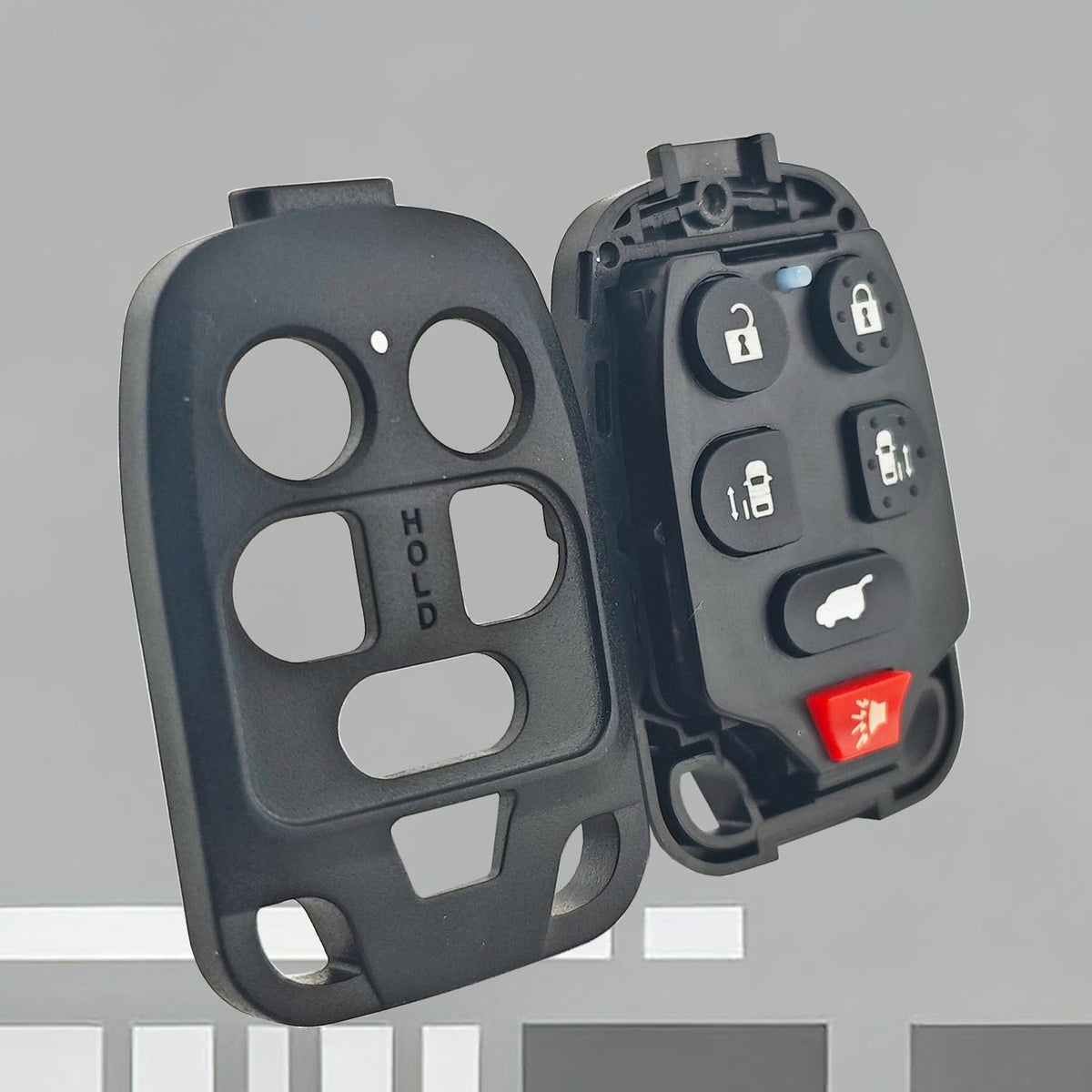 vurbemes metal blade inserted into shell shows no-cut reuse of original key