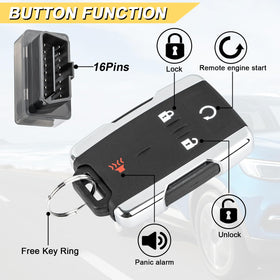 Vurkcy rear housing label view showing FCC ID and fitment verification benefit
