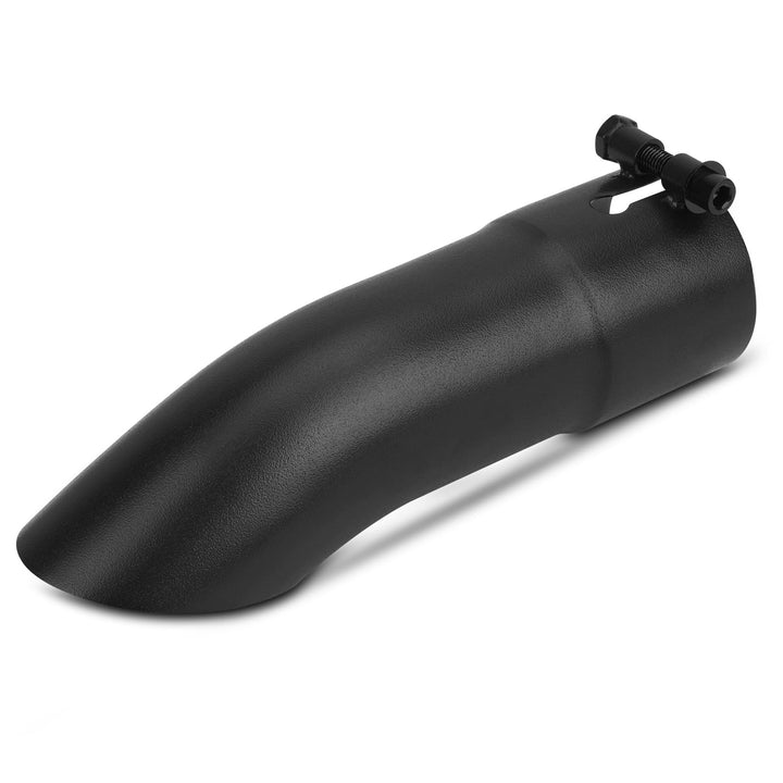Vurkcy front angle exhaust tip showing polished finish and sleek look for visual upgrade