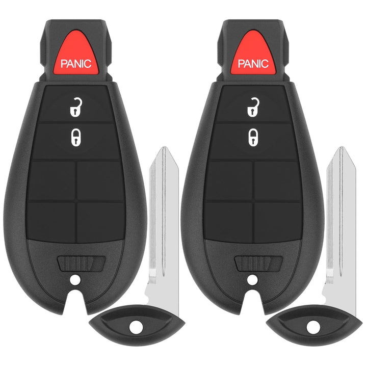 Vurkcy front-facing fob showing buttons and easy operation benefit