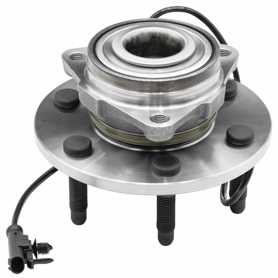 Vurkcy front hub assembly front view showing clean flange and lugs for quick replacement