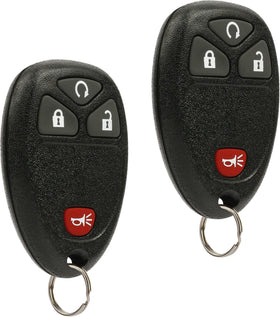 Vurkcy front view of 4-button remote showing OEM look and easy replacement