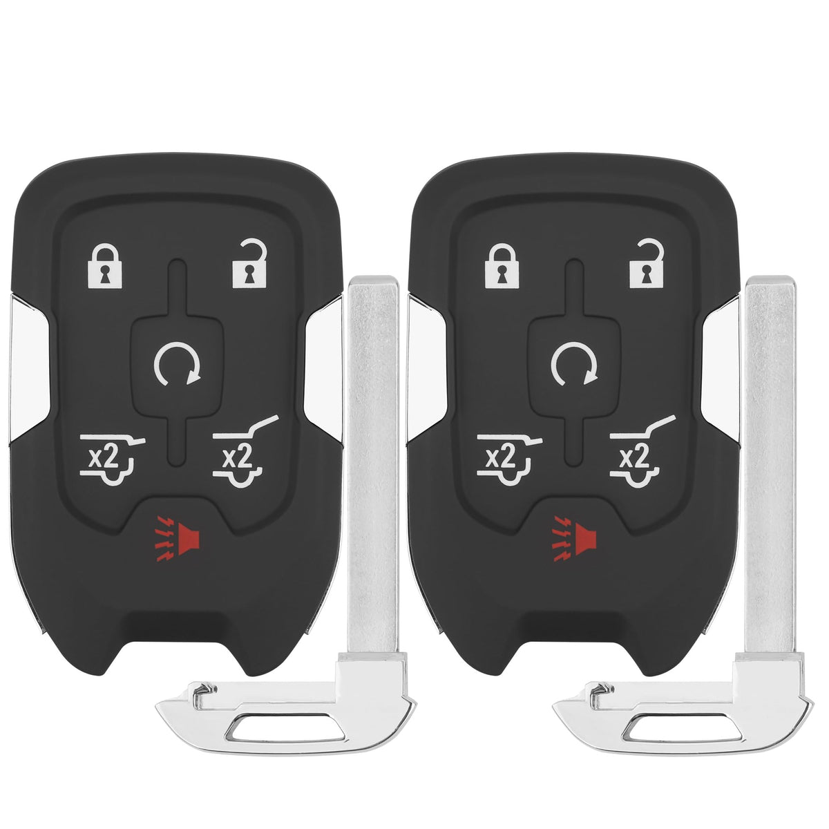 Vurkcy front view of key fob pack showing compatibility and benefit of quick replacement