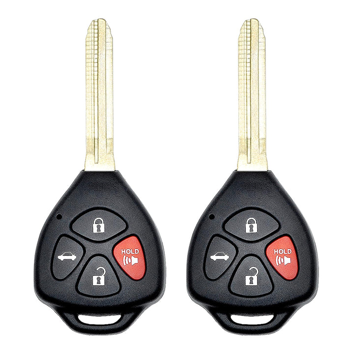 Vurkcy front view of replacement key fob showing clean OEM-like design and reliable controls