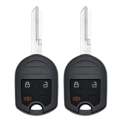 Vurkcy front view of two replacement key fobs showing buttons and fit benefits