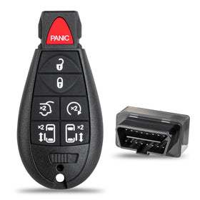 Vurkcy front view key fob showing buttons and ready-to-program convenience