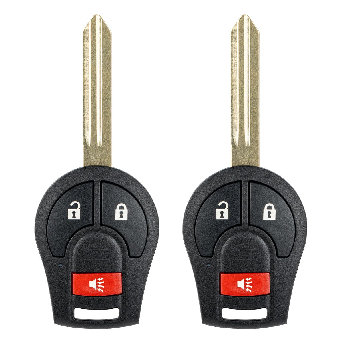 vurkcy front view key fob showing clean replacement housing and easy install benefit