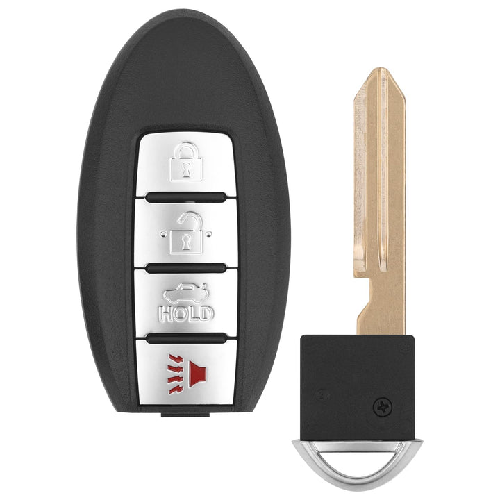 Vurkcy front view of key fob showing buttons and fit benefit