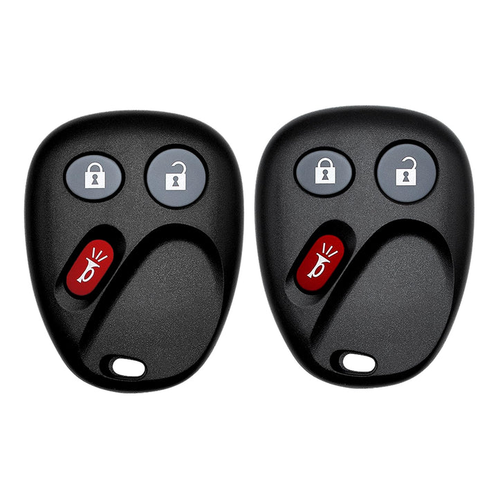 Vurkcy front view of both key fobs showing buttons and ready-to-program benefit